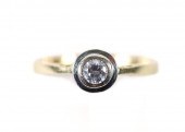 14K BI COLOR 0.21CT DIAMOND RI