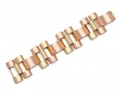 14K BICOLOR GOLD BRACELET14K B