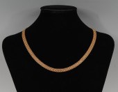 14K BISMARK CHAIN NECKLACE: Ey