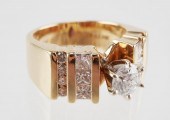 14K DANA AUGUSTINE DIAMOND RIN
