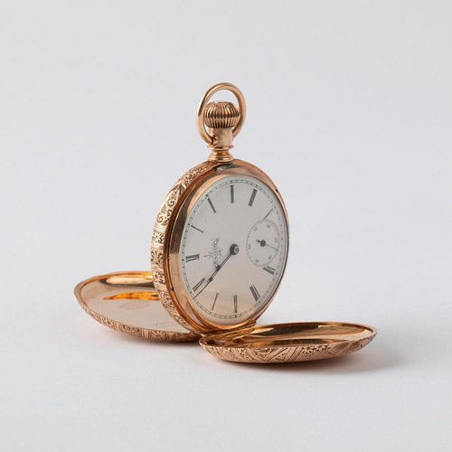 14K ELGIN HUNTING POCKETWATCH14K