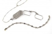 14K FILIGREE LORGNETTE NECKLAC