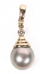 14K Gillian Conroy Tahitian pe