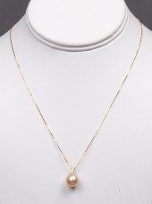 14K GOLD 10MM SOUTH SEA PEARL