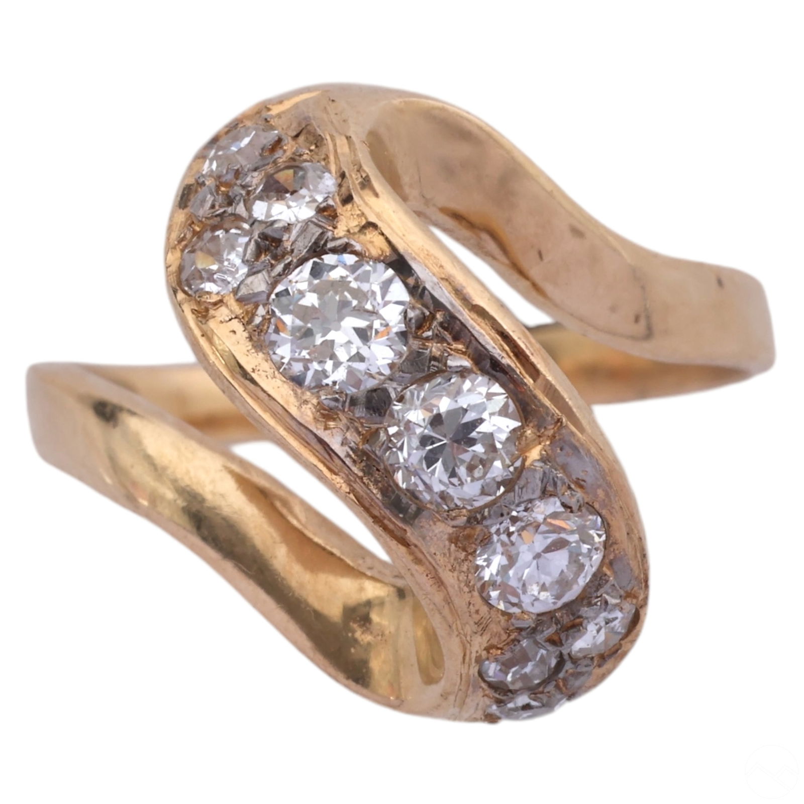 14K GOLD .60 CTTW DIAMOND VINTAGE