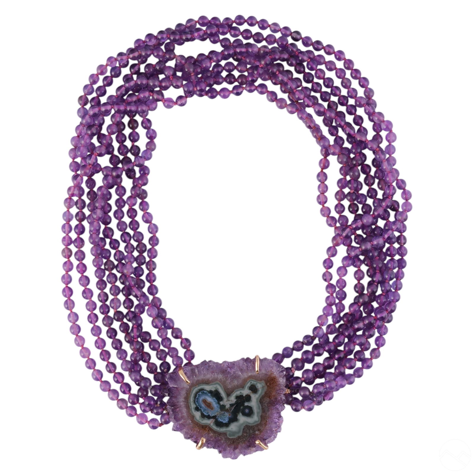 14K GOLD AMETHYST STALACTITE