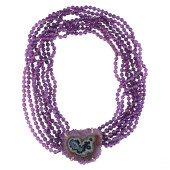 14K GOLD AMETHYST STALACTITE S