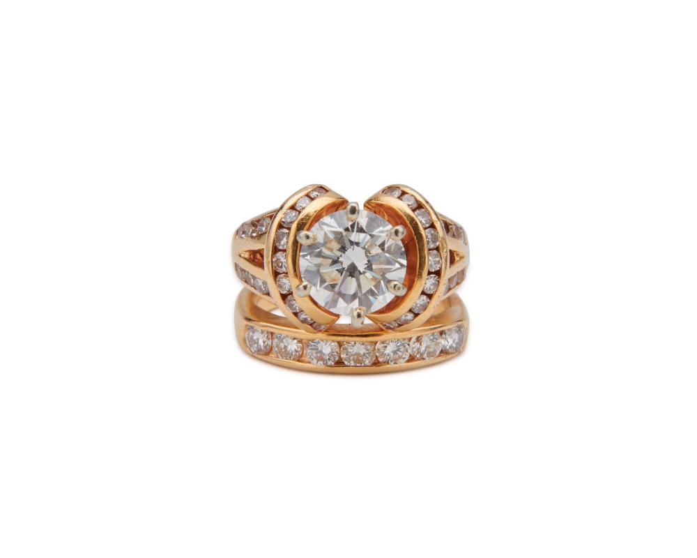 14K GOLD AND DIAMOND RING14K Gold