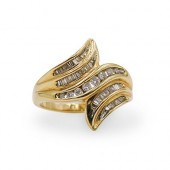 14K GOLD AND DIAMOND RINGDESCR
