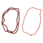 14K GOLD ANGEL SKIN CORAL CARN