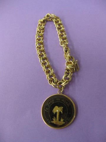 14k Gold Bracelet with Gold &