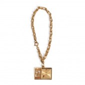 14K GOLD CALENDAR CHARM WITH R