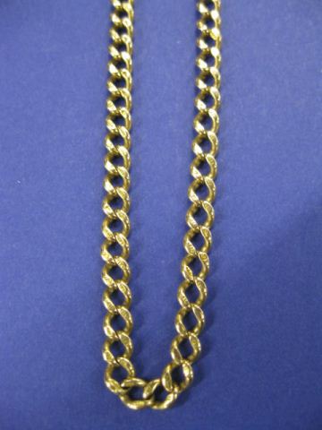 14k Gold Chain link style 18'' long