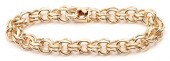 14K GOLD CHARM BRACELETLadies