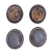 14K GOLD DESIGNER STYLE GEMSTO