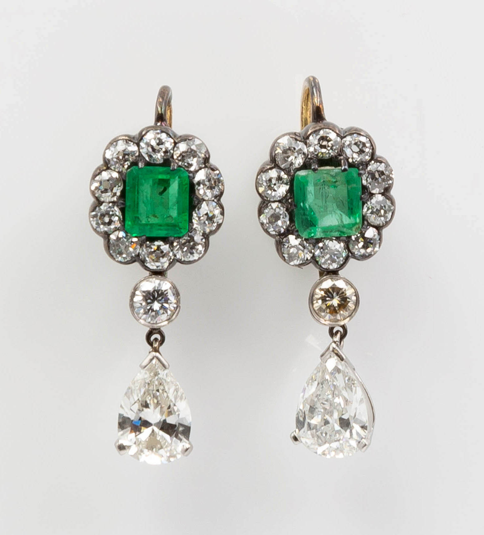 14K GOLD, DIAMOND AND EMERALD