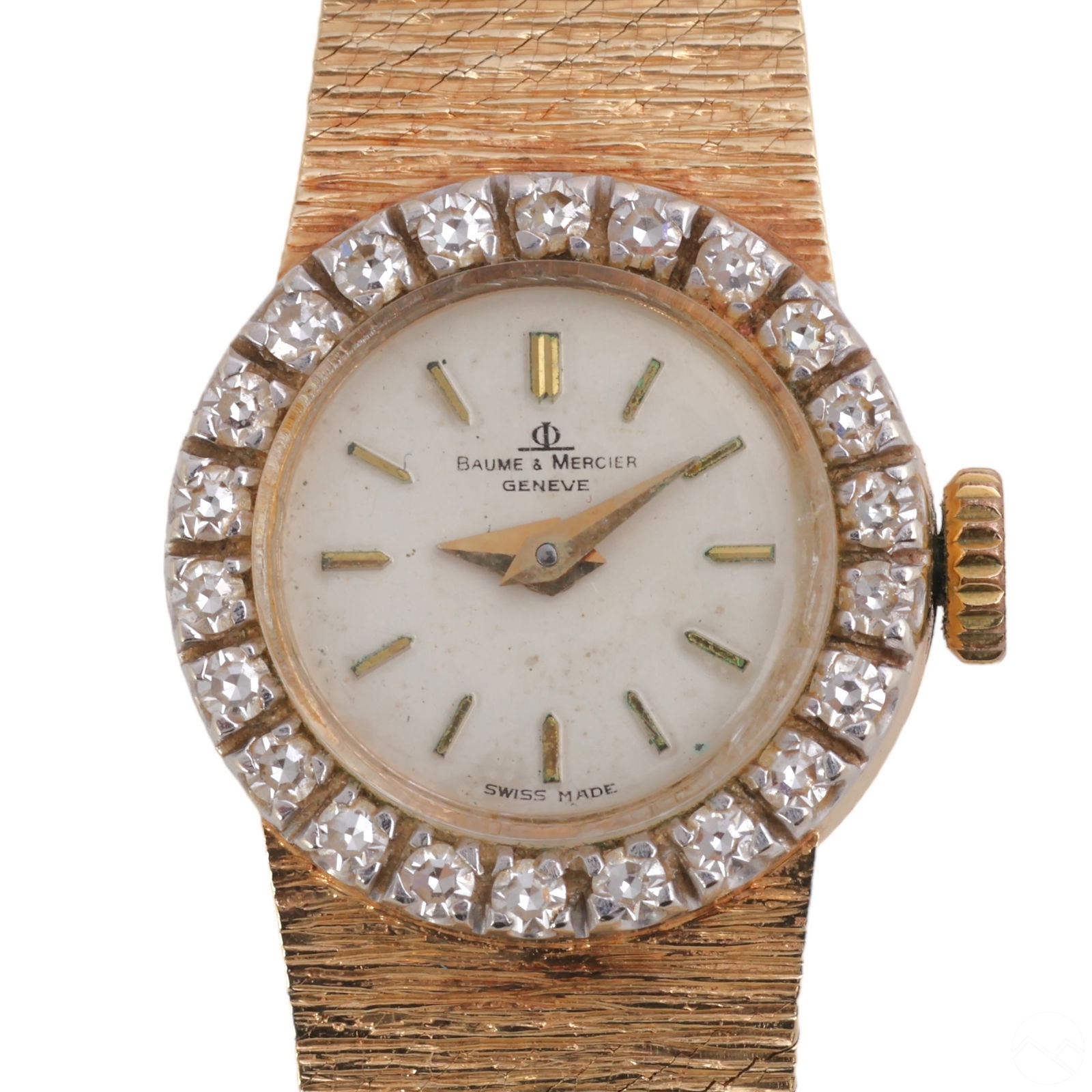14K GOLD DIAMOND BAUME & MERCIER