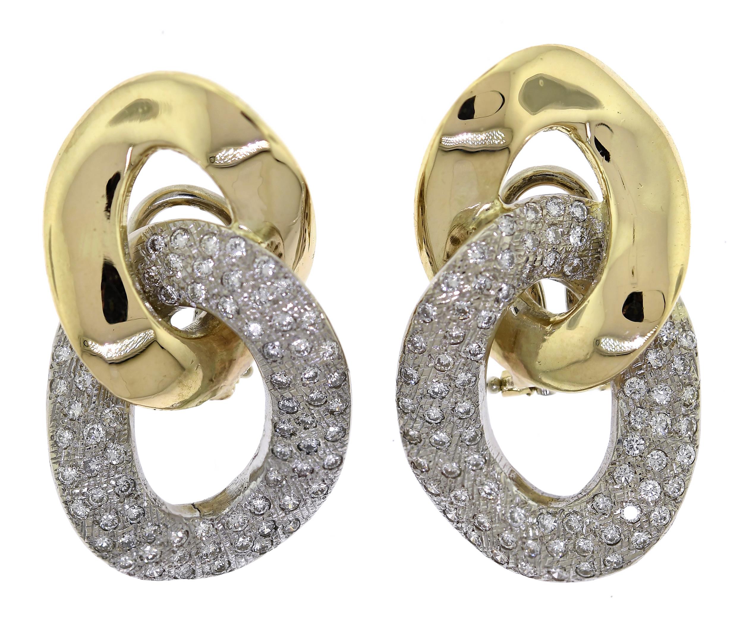 14K GOLD DIAMOND CHAIN LINK