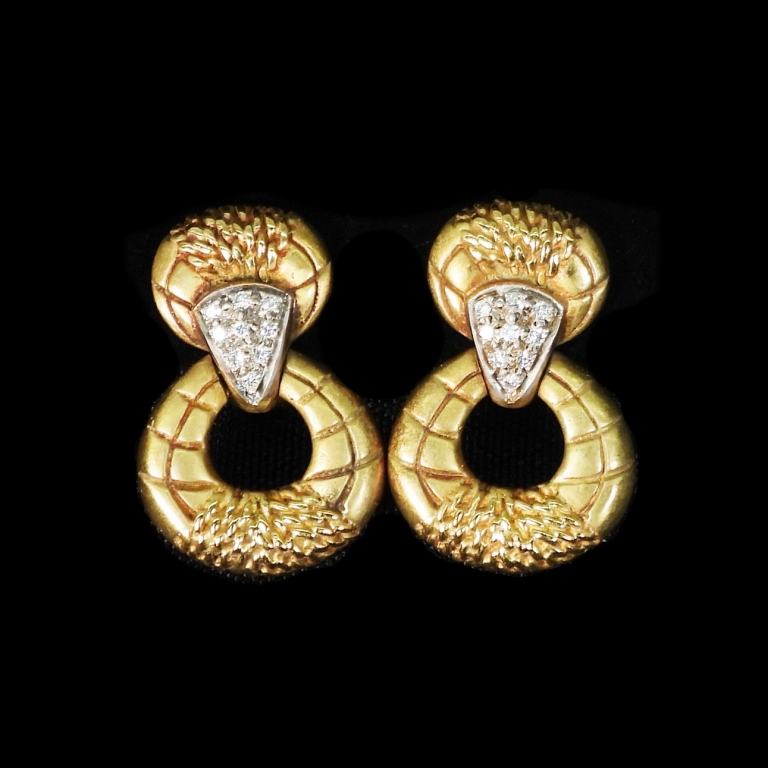 14K GOLD & DIAMOND DOORKNOCKER