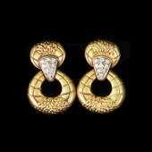 14K GOLD & DIAMOND DOORKNOCKER