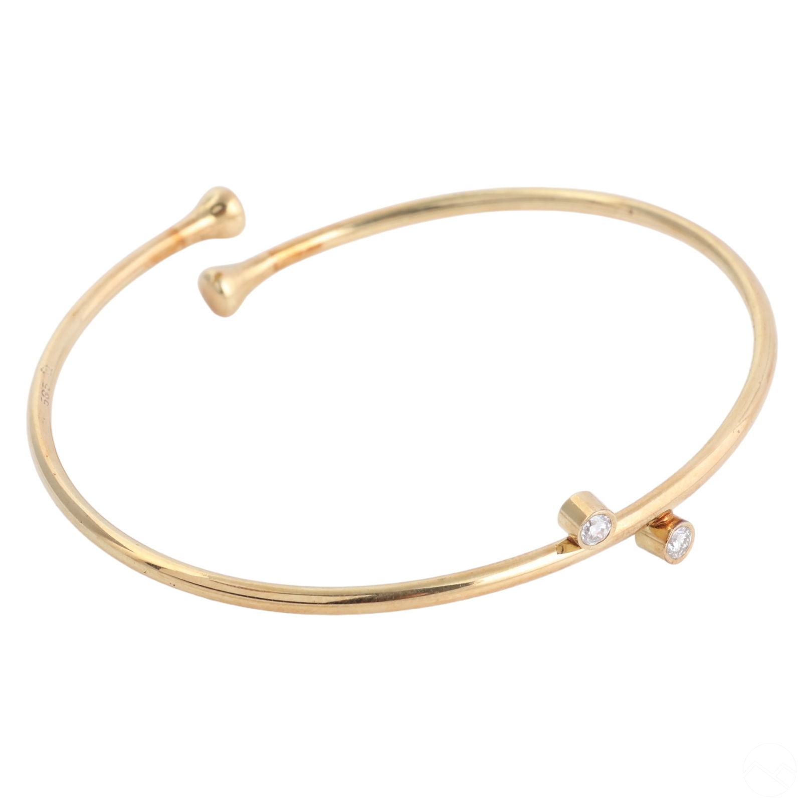 14K GOLD DIAMOND ITALIAN BYPASS