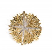 14K GOLD & DIAMOND STARBURST B