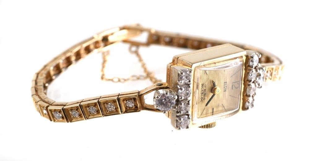 14K GOLD & DIAMONDS BRACELET