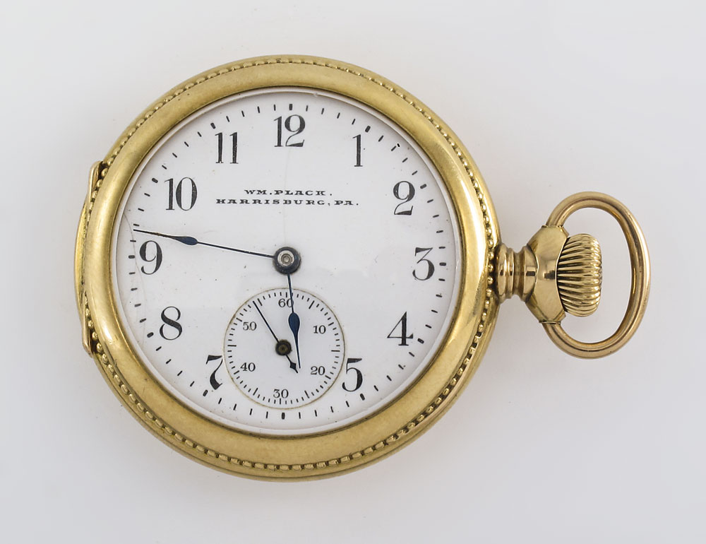 14K GOLD ELGIN POCKET WATCH:
