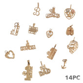 14K GOLD ESTATE LOT OF 14 VINT