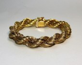 14K GOLD FANCY BRAIDED ROPE TW