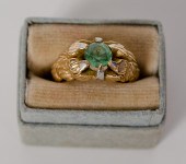14k Gold Fill Paw Ring 20th ce