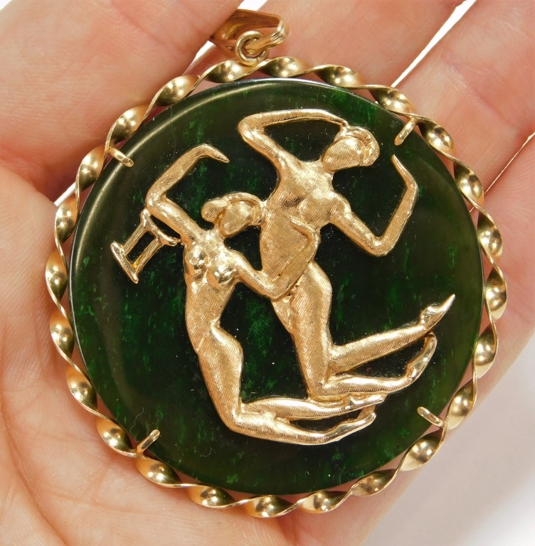 14K GOLD GEMINI ASTROLOGICAL