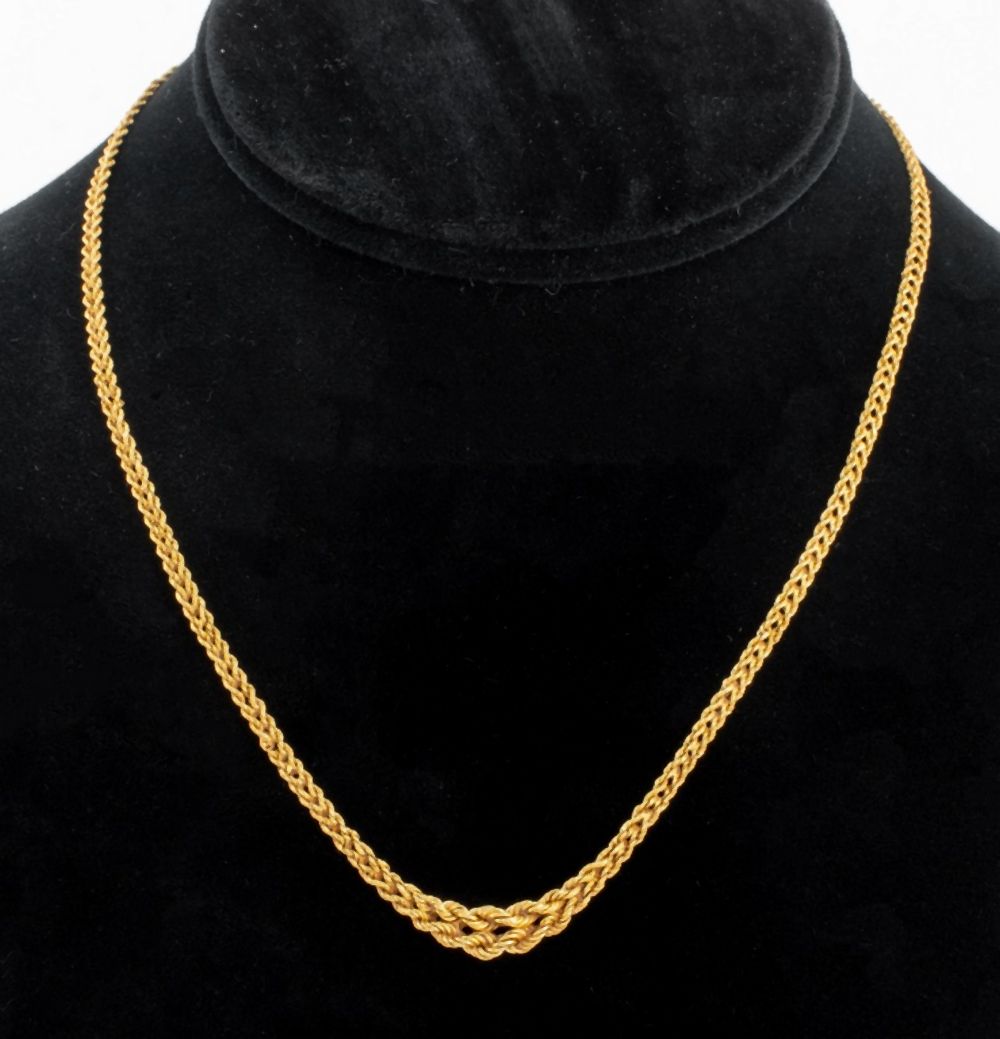 14K GOLD GRADUATED ROPE CHAIN