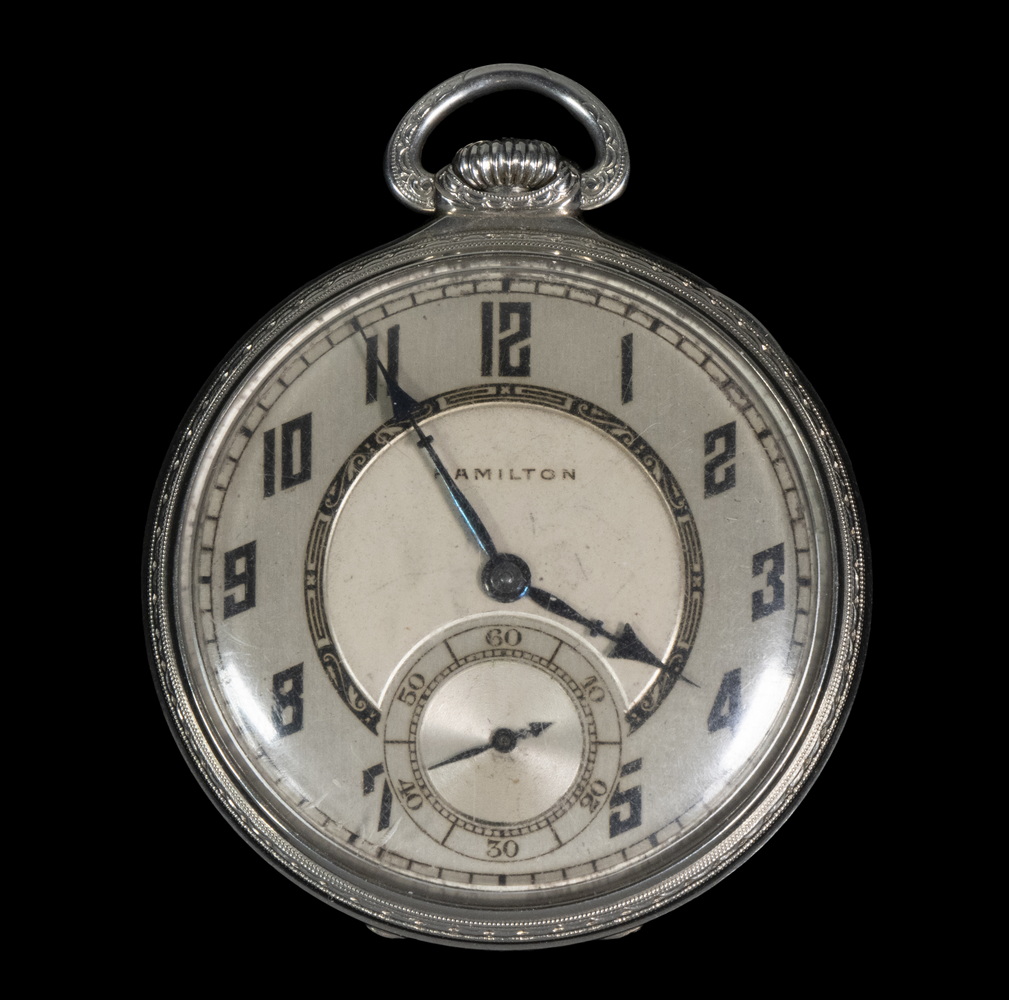 14K GOLD HAMILTON POCKET WATCH