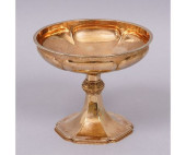 14K GOLD HORTICULTURAL VASE<br