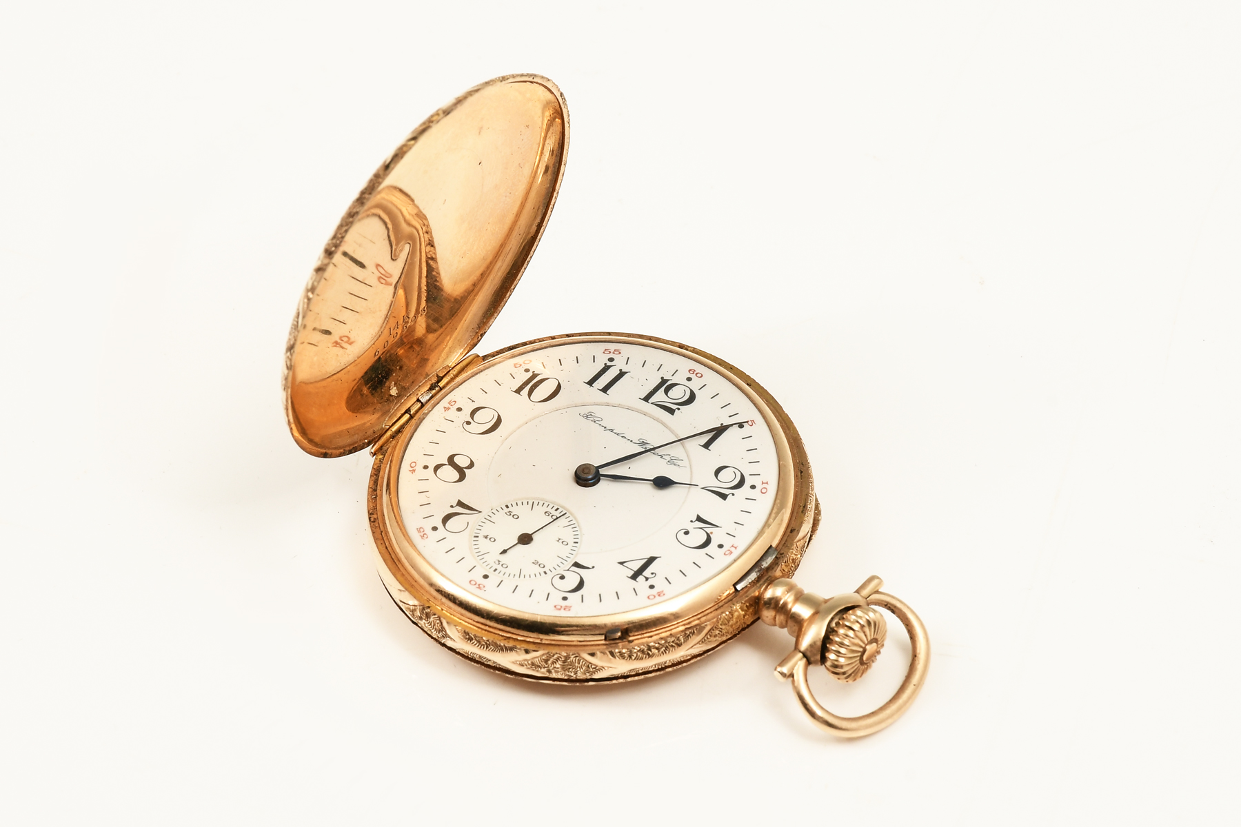 14k GOLD HUNT CASE POCKET WATCH