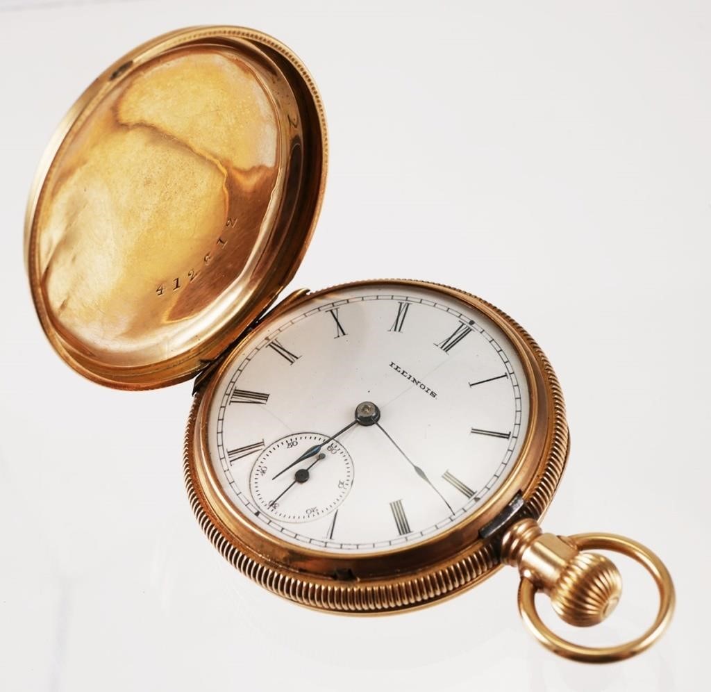14K GOLD ILLINOIS LADIES POCKET