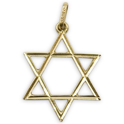14K GOLD JUDAICA STAR