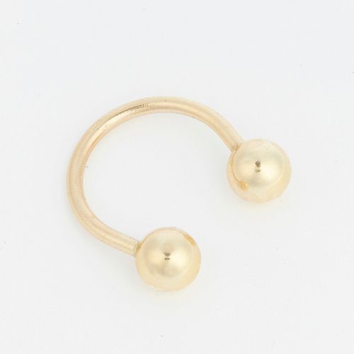14K GOLD KEY RING14K gold key ring.