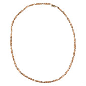 14K GOLD LADIES BARREL CHAIN L
