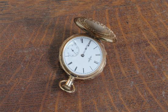 14K GOLD LADIES POCKETWATCH.