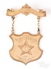 14K GOLD LADIES RACE MEDAL, DA