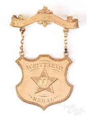 14K GOLD LADIES RACE MEDAL, DA