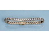 14K GOLD LADIES TENNIS BRACELE