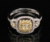 14K GOLD LADY'S FANCY COLORED