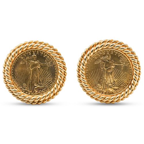 14K GOLD & LIBERTY COIN