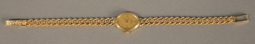 14K GOLD OMEGA LADIES WRISTWATCH,