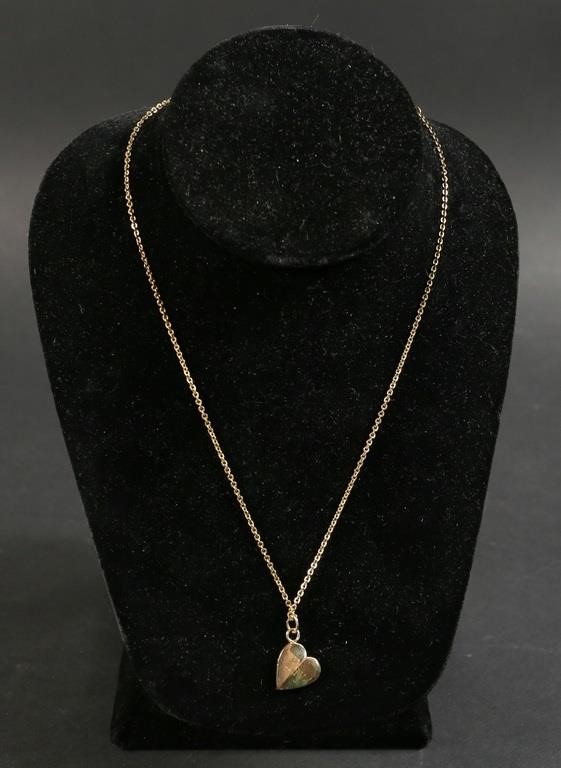 14K GOLD PENDANT & 12K GOLD