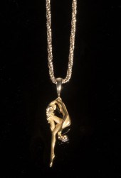 14K GOLD PENDANT BY CARRERA &