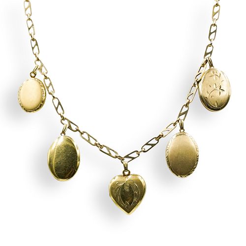 14K GOLD PICTURE LOCKET